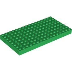 4204-6G Steen 8x16 groen gebruikt *5K0000