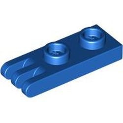 4275-7G Scharnierplaat 1x2 - 3 vingers aan uiteinde (vert) blauw gebruikt *1B311