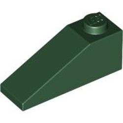 4286-80 Dakpan 33 graden 1x3 groen, donker NIEUW *1B124