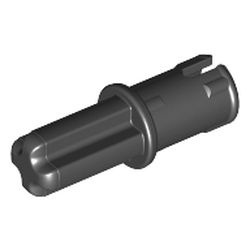 43093-11G Technic, As Pin met frictie zwart gebruikt *1A108