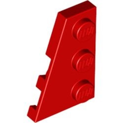 43723-5G Wig plaat 2x3 links rood gebruikt *1G018