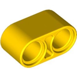 43857-3G Technic, Hefbalk 1x2 dik geel gebruikt *1DT00