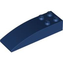 44126-63 Dakpan 6x2 gebogen met vier noppen blauw, donker NIEUW *1L000