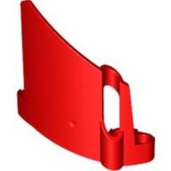 44352-5G Technic, Sierpaneel #22 Large Short, Small Hole, Side A rood gebruikt *