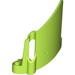 44353-34G Technic, Sierpaneel #23 Large Short, Small Hole, Side B lime gebruikt *