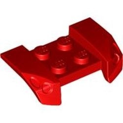 44674-5 Plaat 2x4 met spatbord, vleugels, overhang lamp rood NIEUW *5A020