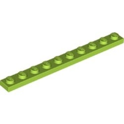 4477-34 Platte plaat 1x10 lime NIEUW *0L0004