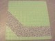 4478px3-38G Wegenplaat 32x32 pad met keien groen, licht gebruikt *3K000