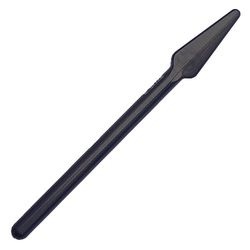 4497-77 Speer rond uiteinde grijs, donkerparel NIEUW *0L0000