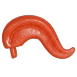 4502c-5G Pluim- enkel groot rood gebruikt *0L0000