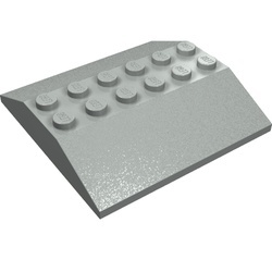 4509-9G Dakpan 33 graden 6x6 (2x 3x3)dubbel voor treindak lichtgrijs (klassiek) gebruikt *1D015