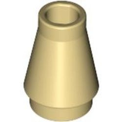 4589-2G Kegel 1x1x1 crème gebruikt *1B333