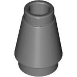 4589b-85 Kegel 1x1x1 grijs, donker (blauwachtig) NIEUW *1B085