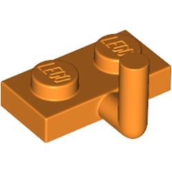 4623-4 Platte plaat 1x2 met haak bovenop oranje NIEUW *1B330