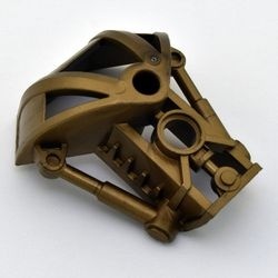 47310-81G Bionicle Schouderbescherming, Toa Metru goud, donkermat gebruikt *