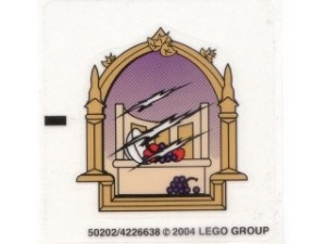 4757stk01 STICKER 4757 Harry Potter- Kasteel 2e editie NIEUW *0S0000