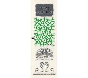 4766stk01 STICKER 4766 Harry Potter- Graveyard Duel NIEUW *0S0000