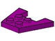 4859-24G Wigplaat 3x4 (L+R toelopend) paars gebruikt *