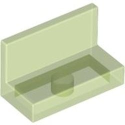 4865-108 Paneel 1x2x1 (bankje) rechte hoeken transparant heldergroen NIEUW *1B017
