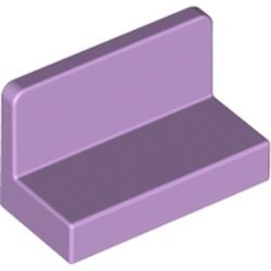 4865b-154 Paneel 1x2x1 (bankje) vlak afgeronde hoeken lavender, licht NIEUW *1B018