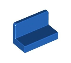 4865b-7 Paneel 1x2x1 (bankje) vlak afgeronde hoeken blauw NIEUW *1B018