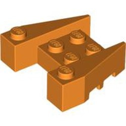 50373-4 WigSTEEN 3x4 verhoogde zijkanten met zijsleuven oranje NIEUW *