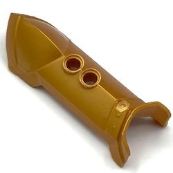 50629-235G Beenbeschermer voor groot figuur goud, roodachtig gebruikt *1E020