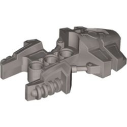 50919-66G Bionicle voet Toa Hordika grijs, lichtparel gebruikt *