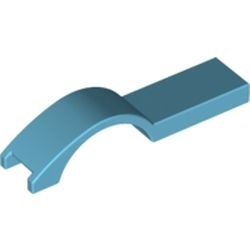 50947-156 Spatbord lang 1x 4 1/2 blauw, middenazuur NIEUW *0B001