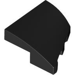 5095-11 Wig 2X2X 2/3 LINKS zwart NIEUW *5C014