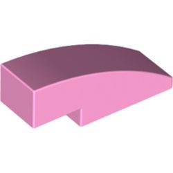 50950-104 Dakpan gebogen 1x3 roze, helder NIEUW *1B097
