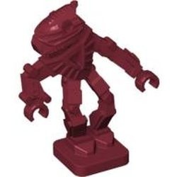 51637-59G Bionicle Mini - Toa Hordika Vakama rood, donker gebruikt *5S083