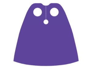 522-89 Cape standaard (textiel) paars, donker NIEUW *0T0000