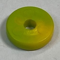 53993pb01-34G Schietschijf 2x2 met marble geel patroon lime gebruikt *Z4-15