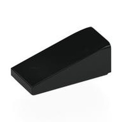 5404-11 Dakpan 18 graden 2x1 x 2/3 zonder sleuven zwart NIEUW *1B194