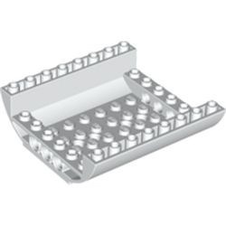 54091-1G Omgekeerde dakpan 8x8x2 dubbel wit gebruikt *1D032