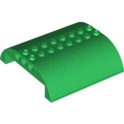 54095-6G Dakpan gebogen 8x8x2 (vliegtuig) groen gebruikt *1D029