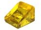 54200-19 Dakpan klein 30 graden 1x1x 2/3 transparant geel NIEUW *1B191