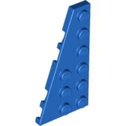 54384-7 Wig plaat 6x3 links blauw NIEUW *5A006