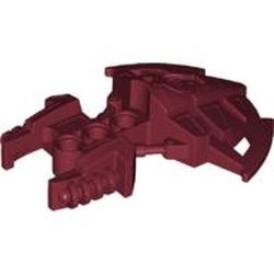 58230-59G Bionicle voet Barraki Kalmah rood, donker gebruikt *