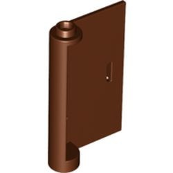 58380-88 Deur 1x3x4 rechts OPEN tussen top en bodem bruin, roodachtig NIEUW *1B273 - Img 1