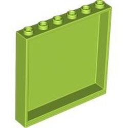 59349-34 Paneel 1x6x5 (zijkanten) lime NIEUW *1W0000