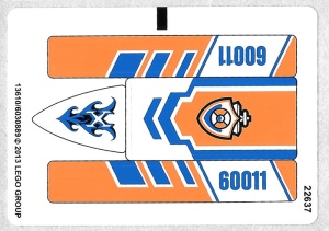 60011stk01a STICKER 61011 Surfer Rescue NIEUW *0S0000
