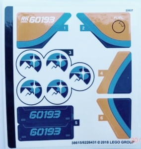 60193stk01 STICKER Arctic Air transport NIEUW *0S0000