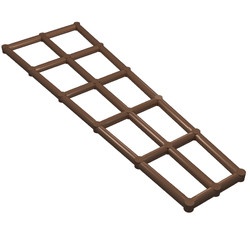 6057-8G Want kort 16x5 bruin (klassiek) gebruikt *1L500