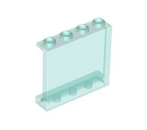 60581-15 Paneel 1x4x3 MET zijschotjes zie ook 4215 transparant lichtblauw NIEUW *1L025