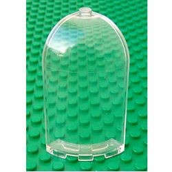6059-12G Paneel 3x3x6 hoek met gebogen top transparant gebruikt *