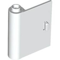 60658-1G Deur 1x3x3 links, open tussen scharnieren wit gebruikt *1B391