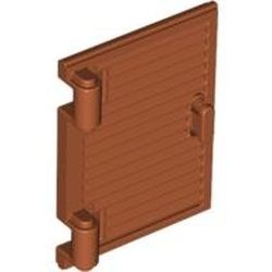 60800a-68 Luik groot, breed 1x2x3 MET scharnier en hendel oranje, donker NIEUW *1L0000