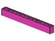 6112-47G Steen 1x12 roze, donker gebruikt *1A049